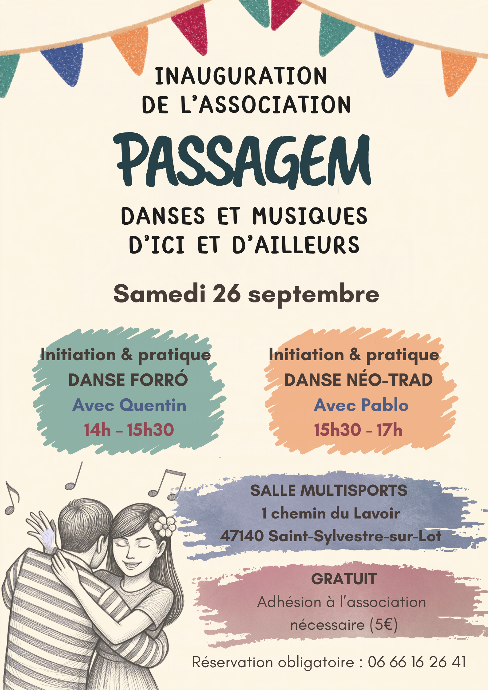 Inauguration de l'association Passagem