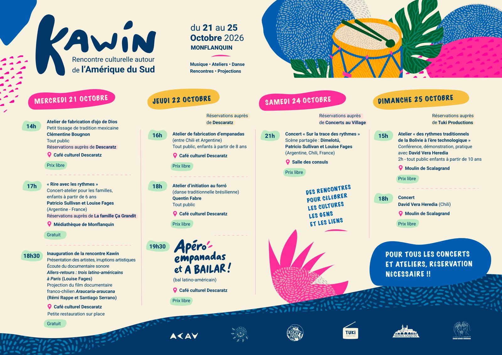 Initiation forró à la rencontre culturelle Kawin
